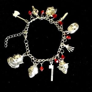 Horror Movie Charm Bracelet Zinc Alloy New